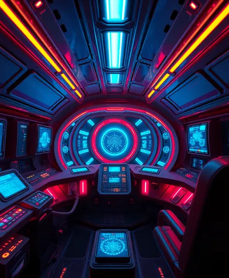 inside an alien spaceship