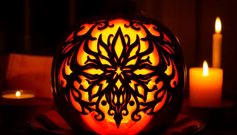 goth pumpkin carving