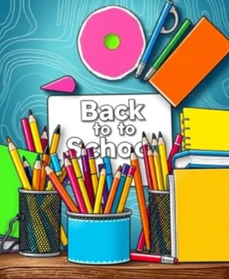 school supplies clipart