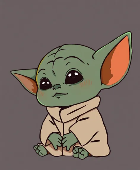 black baby yoda