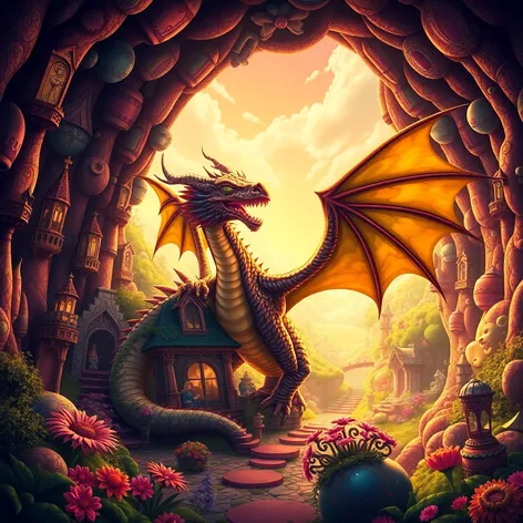 dragon alice in wonderland