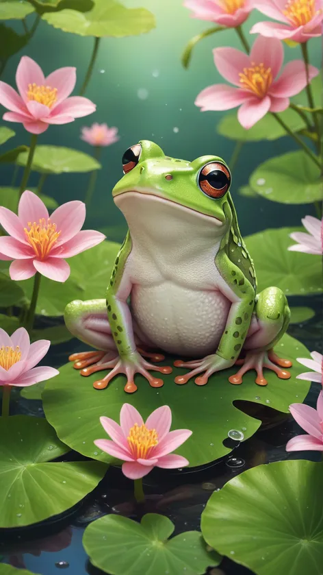 kawaii frog