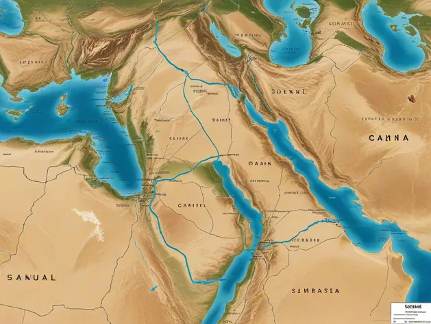 suez canal map