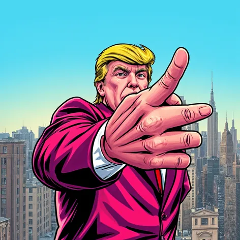 Donald Trump as 1970s-style