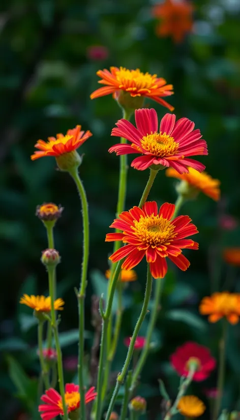 flowers with green