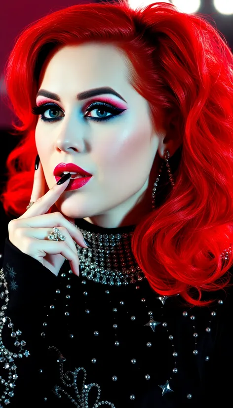 katy perry red hair