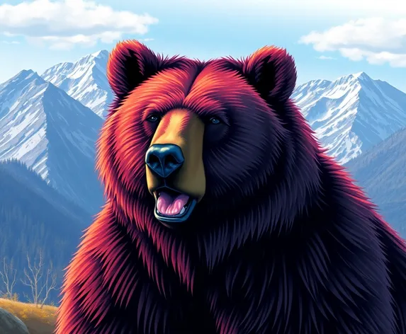 blue ridge bear drawing