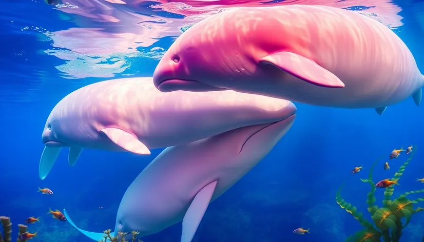 feeding the beluga whales