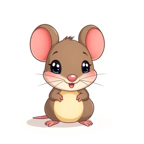 cute mouse drawing