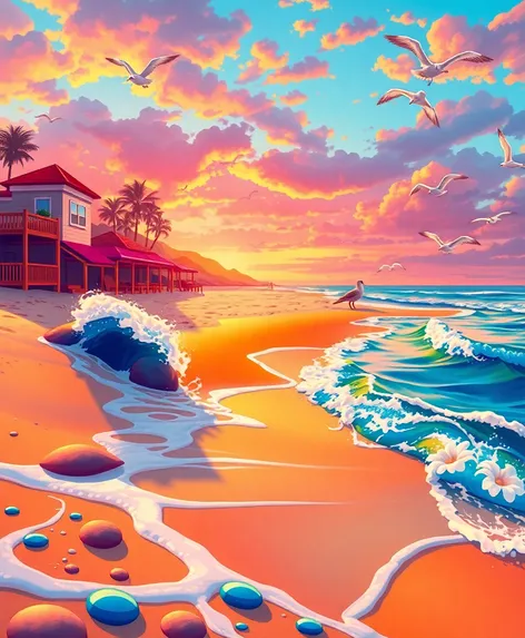 animated beach wallpaper video