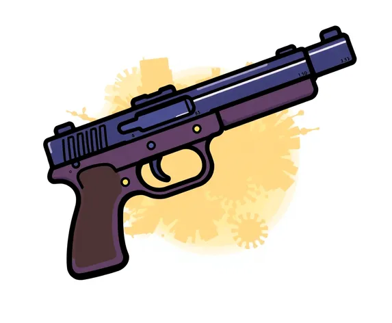 flat png modern gun