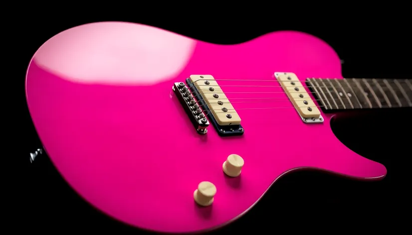 guitar in pink