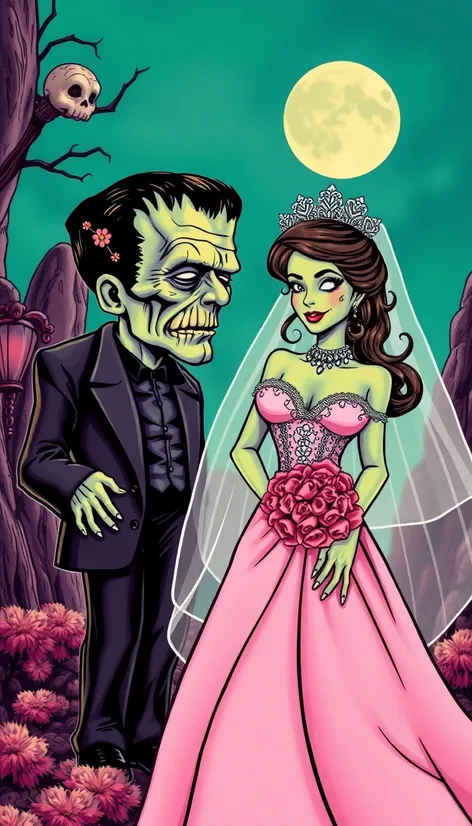 rockabilly frankenstein and bride