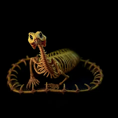 rattlesnake skeleton