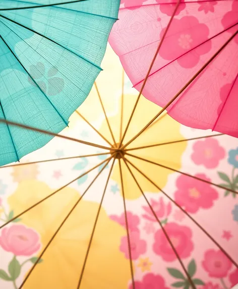 floral umbrella texture images