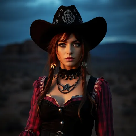 goth cowgirl costume