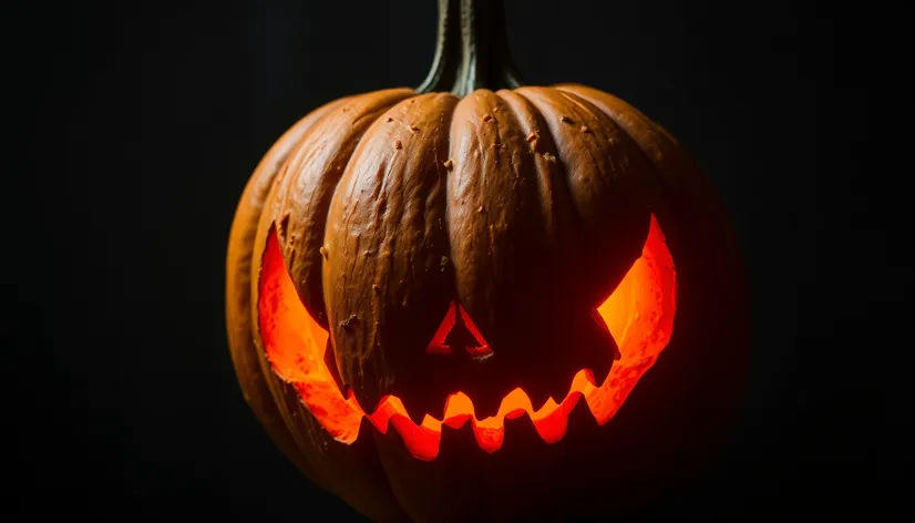 ghost face pumpkin