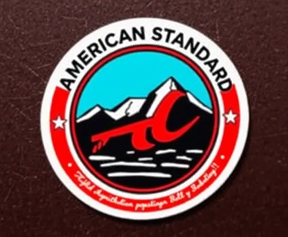 american standard ac sticker