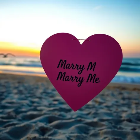 marry me sign