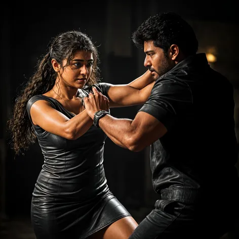 Nayanthara kick vijay fight