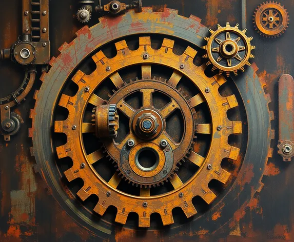 steampunk gears art