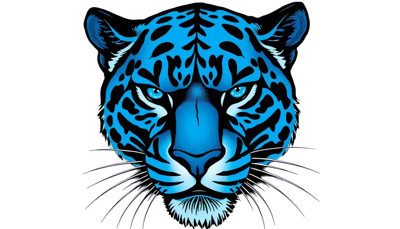 blue panther tattoo