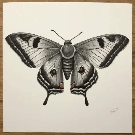 moth drawing