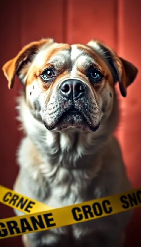 dog mug shot stock