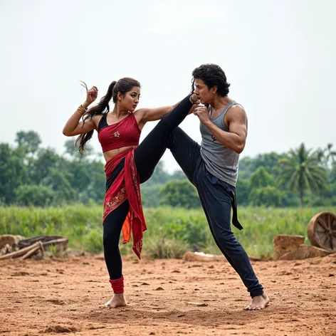 Nayanthara Kicking Shahrukh Khan,