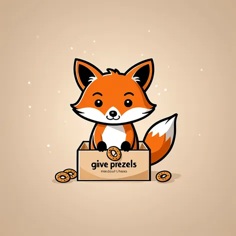 cute fox in a