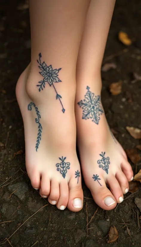 foot tattoos for women