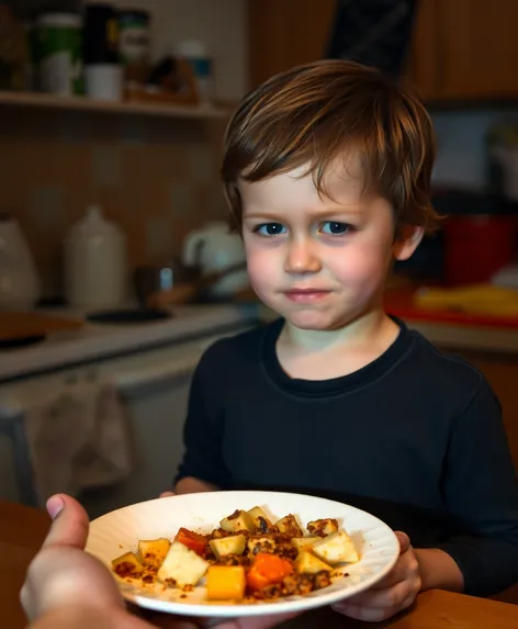 niño no quiere comer