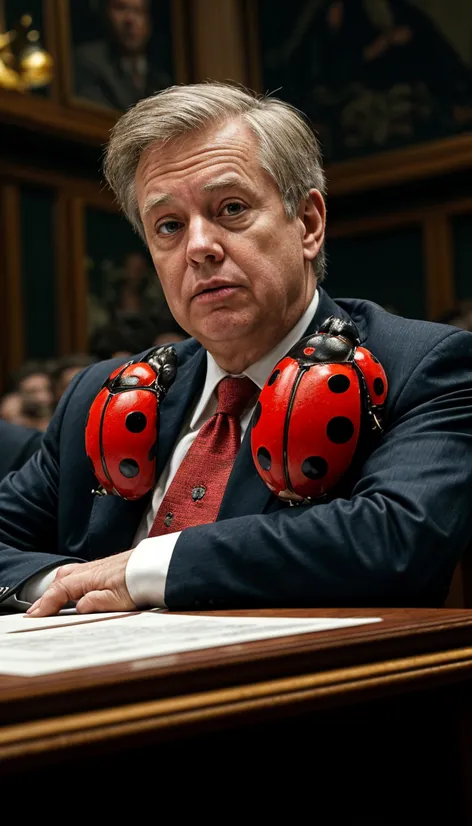 lindsey graham ladybugs