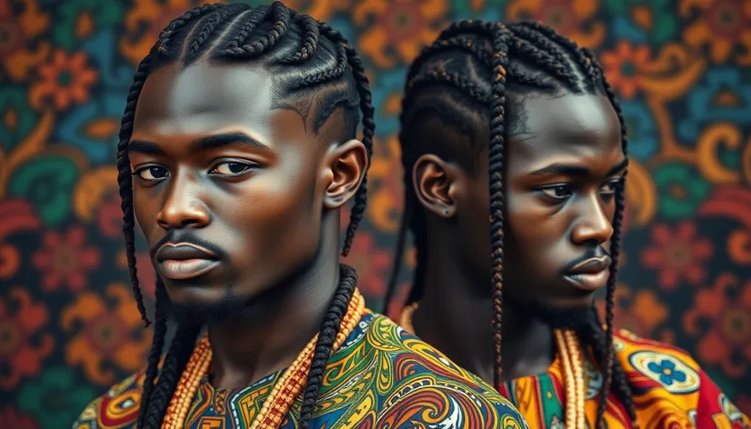 black men braids