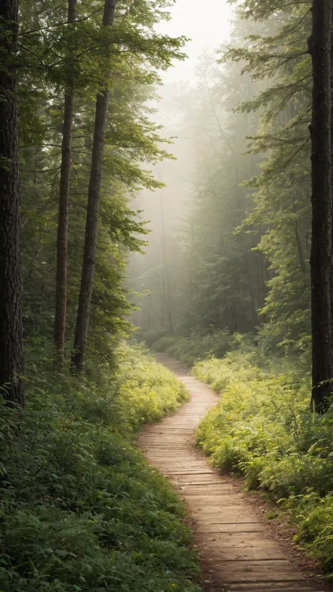 Thin, simple, Forest path,