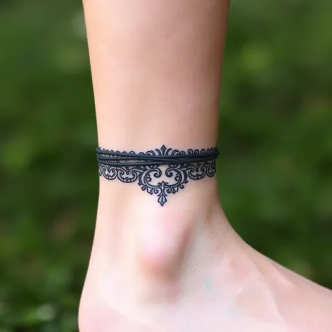 wrap around ankle tattoos