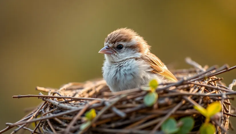 baby sparrow