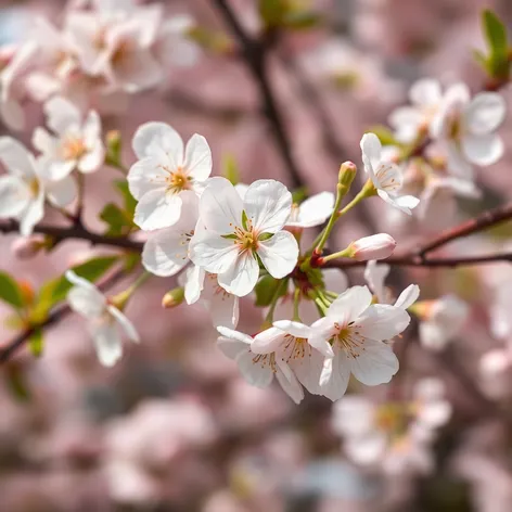 white cherry blossom