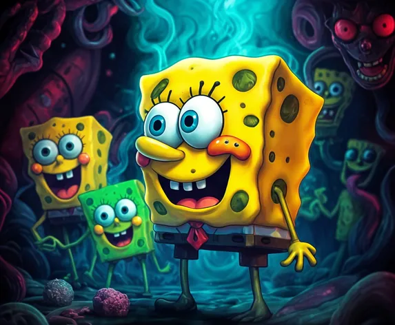 cursed spongebob images