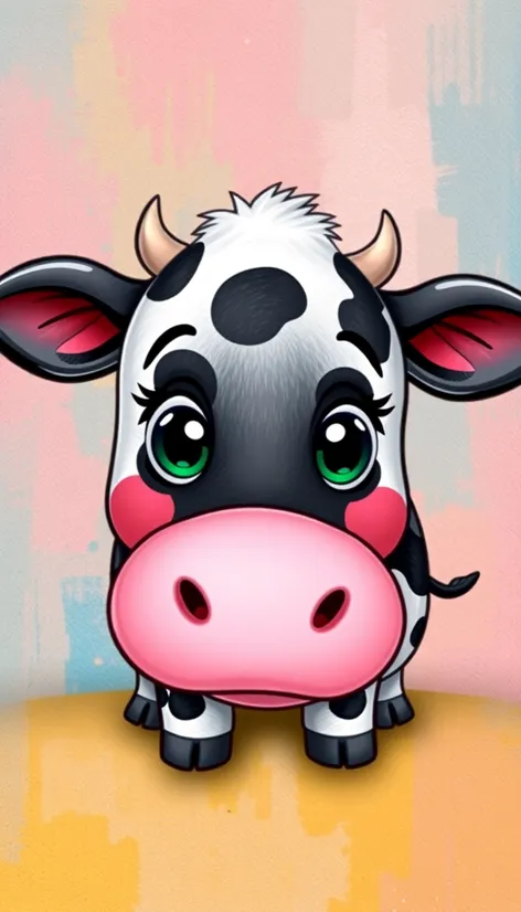 cute cow drawings