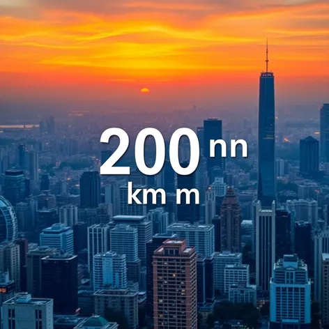 200 km to miles