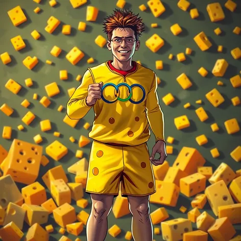 olympics cheese girl