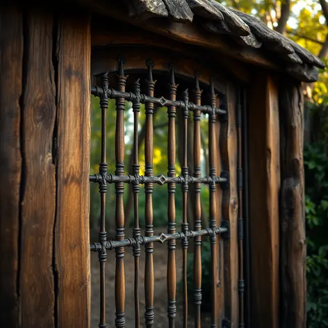 bars on a gate