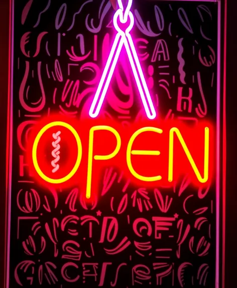 neon open sign traceable