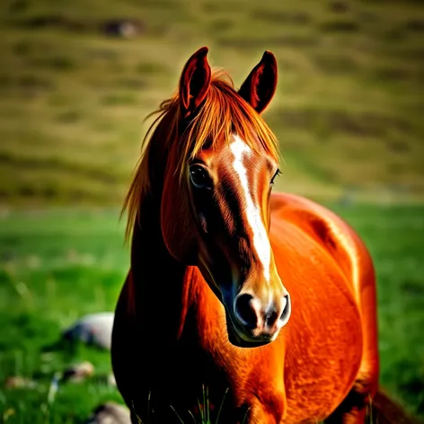 liver chestnut horse