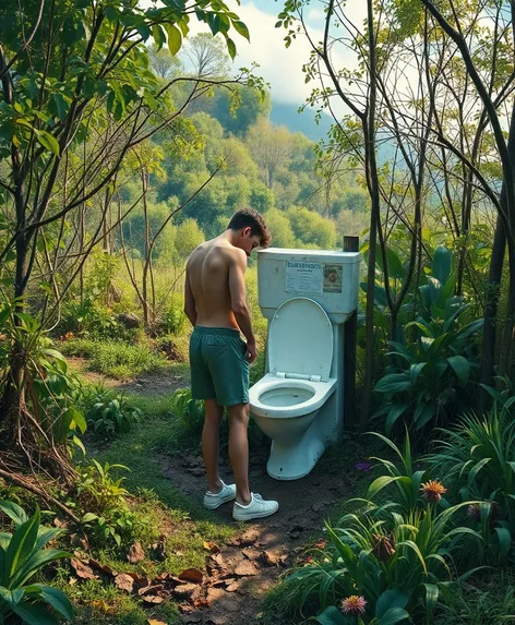 peeing-outdoors