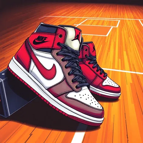 drawings of air jordans