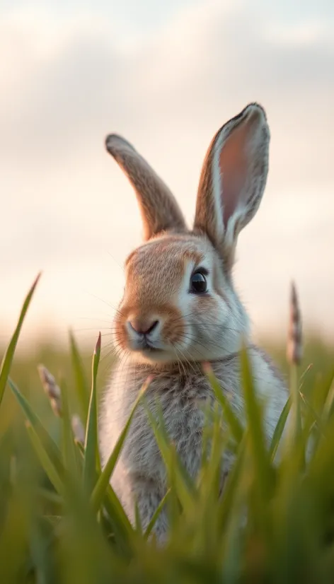 bunny in the grass