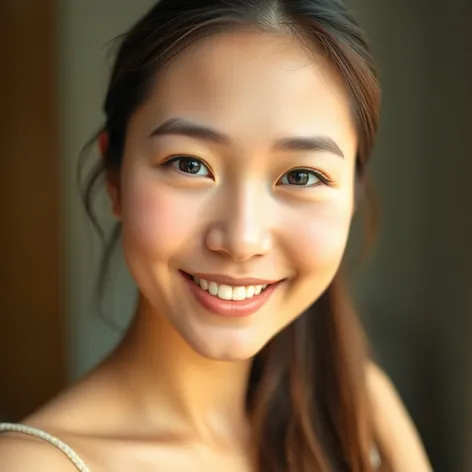 portrait selfie asian girl