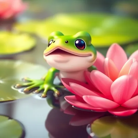 kawaii frog